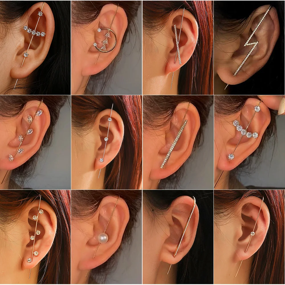 Earrings - أقراط نسائية جديدة بتصميم أوراق الشجر