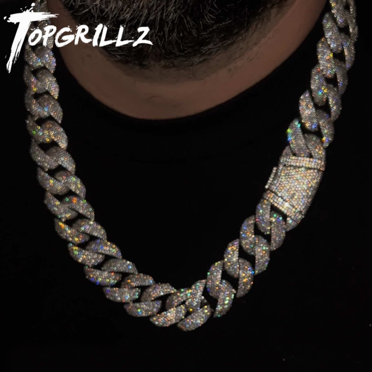 Cuban Link Chain 12Mm - سلسلة كوبية TOPGRILLZ بعرض 24 مم