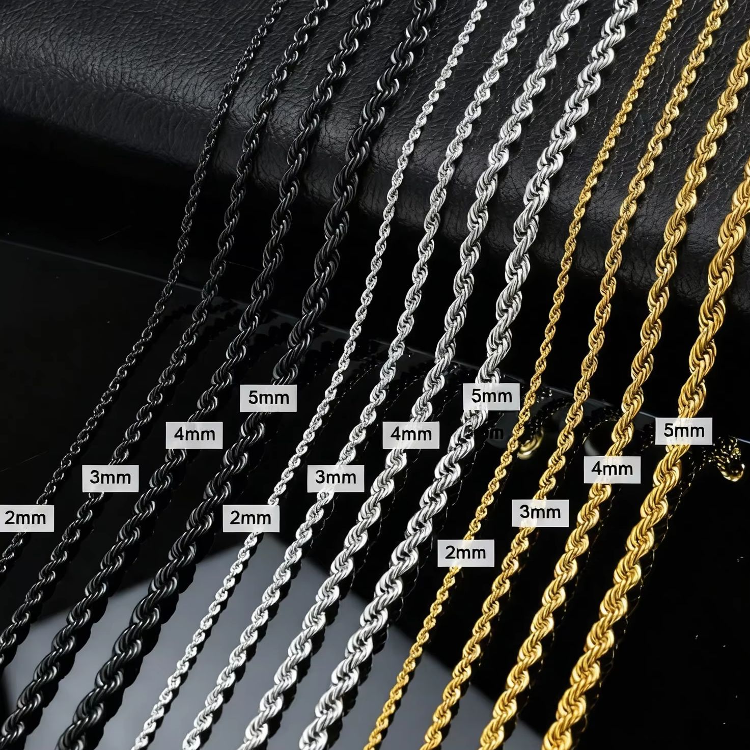 Cuban Link Chain 12Mm - سلسلة طويلة من الفولاذ المقاوم للصدأ