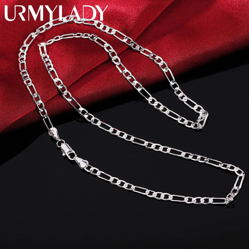 Cuban Link Chain 12Mm - 40-75 سنتيمتر 925 فضة 16-30 بوصة