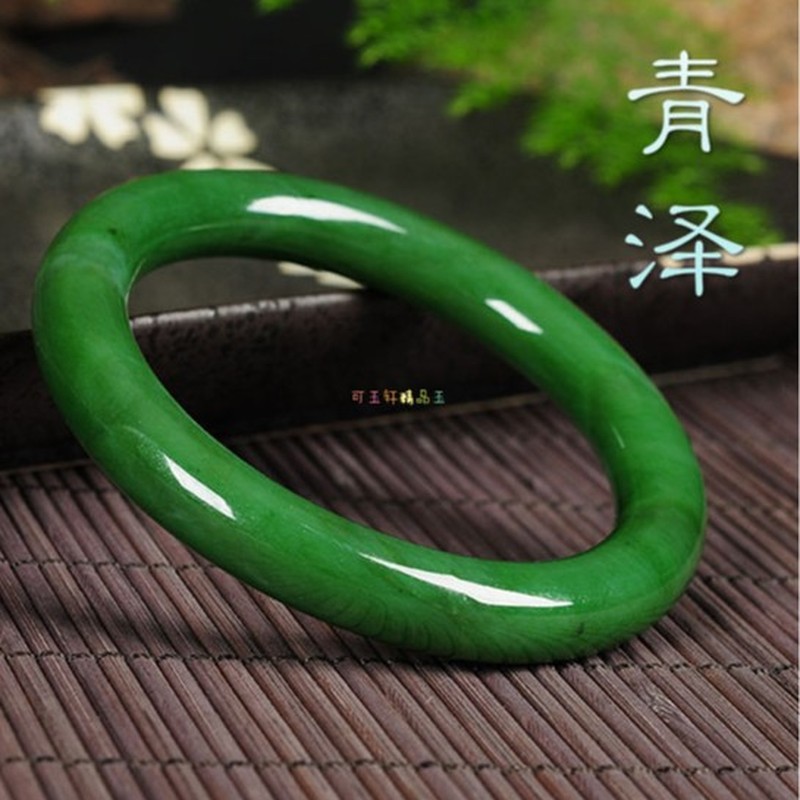 Bracelets - سوار اليشم الدائري من اليشم الأخضر