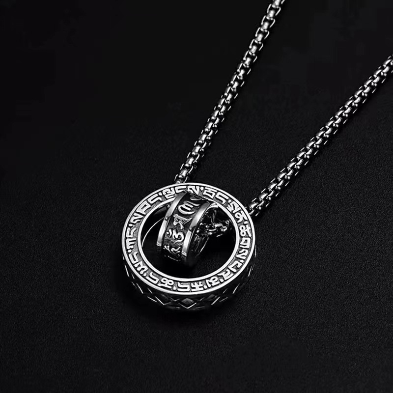 925 Sterling Silver Chain Necklace Men - قلادة فضة استرلينية عيار 925 بتصميم
