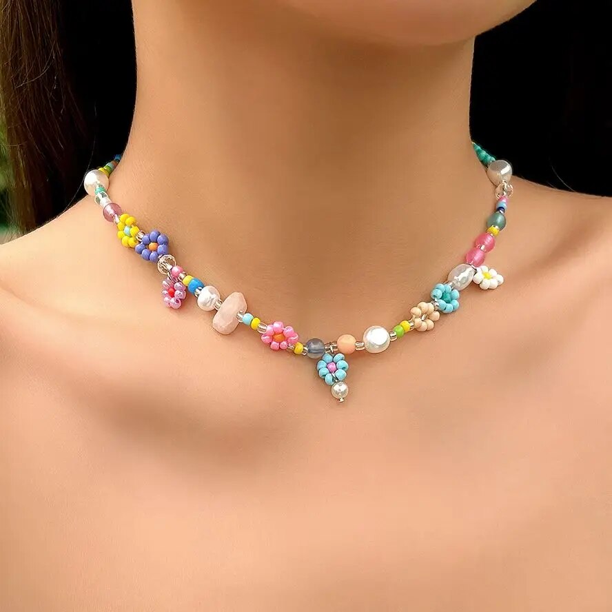 Pearl Choker Necklace Vintage - بوهو تقليد اللؤلؤ المختنق قلادة للرجال