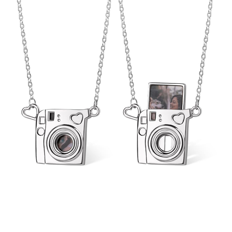 Heart Locket Necklace Photo - تخصيص صورة النحاس القلب قلادة مع