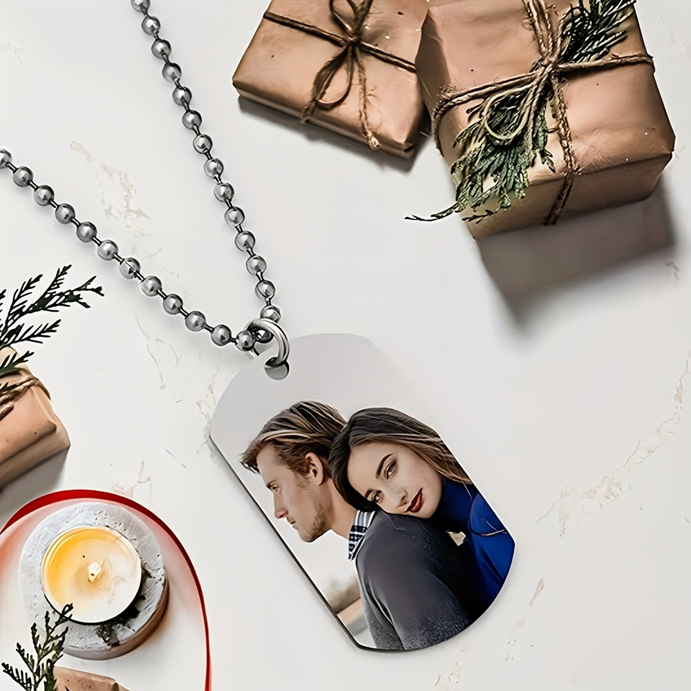 Custom Name Necklace Stainless Steel - قلادة رجالية مخصصة حسب الطلب، قلادة
