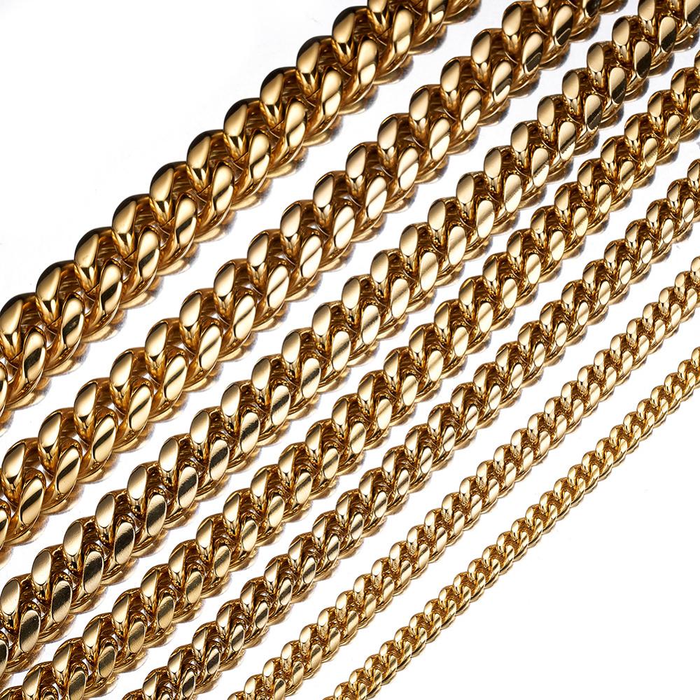TOPGRILLZ الفولاذ المقاوم للصد - مراجعة Cuban Link Chain 12Mm وسعره
