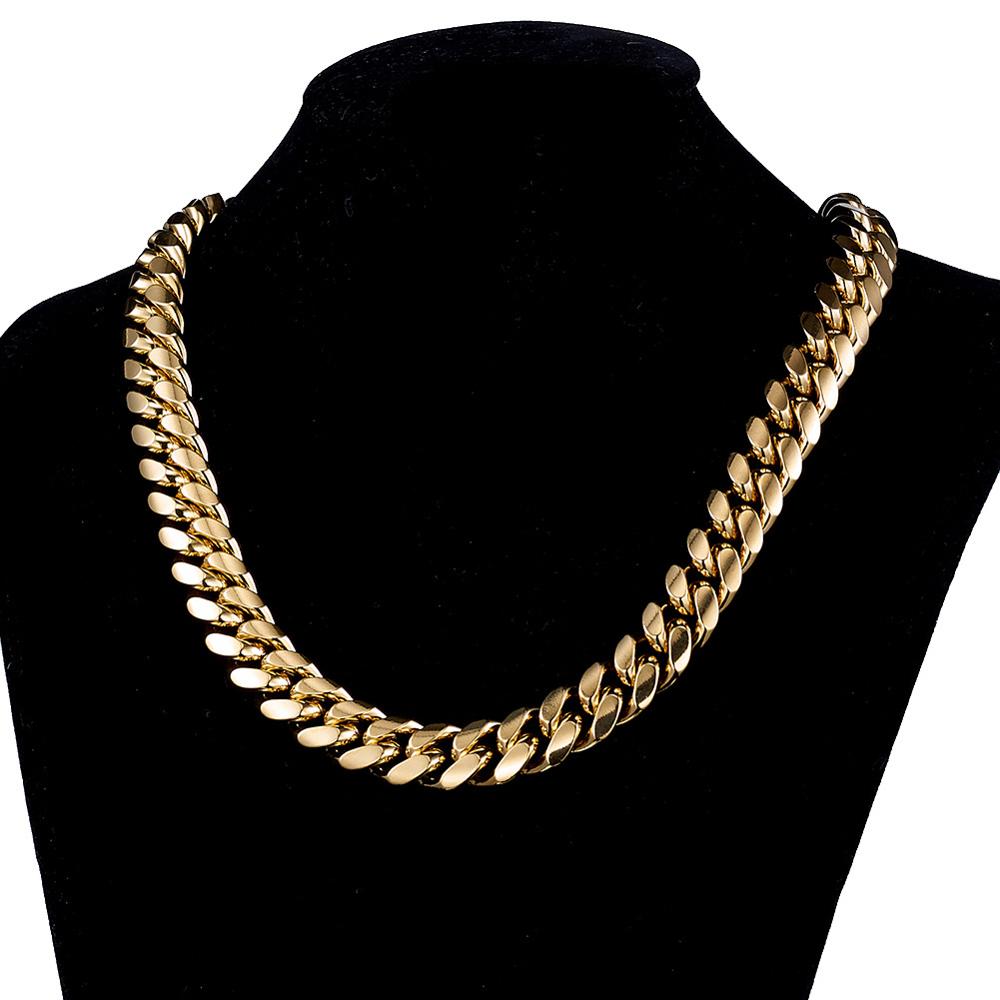 TOPGRILLZ الفولاذ المقاوم للصد - مراجعة Cuban Link Chain 12Mm وسعره