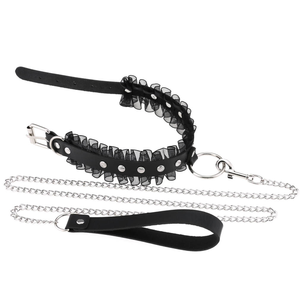 مثير الدانتيل مدببة المختنق ال - مراجعة Goth Punk Spike Choker وسعره