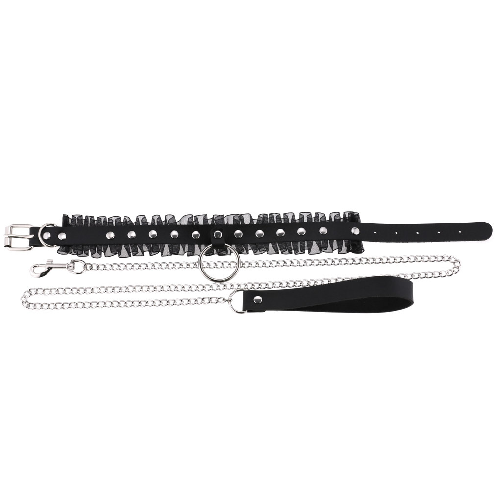 مثير الدانتيل مدببة المختنق ال - مراجعة Goth Punk Spike Choker وسعره