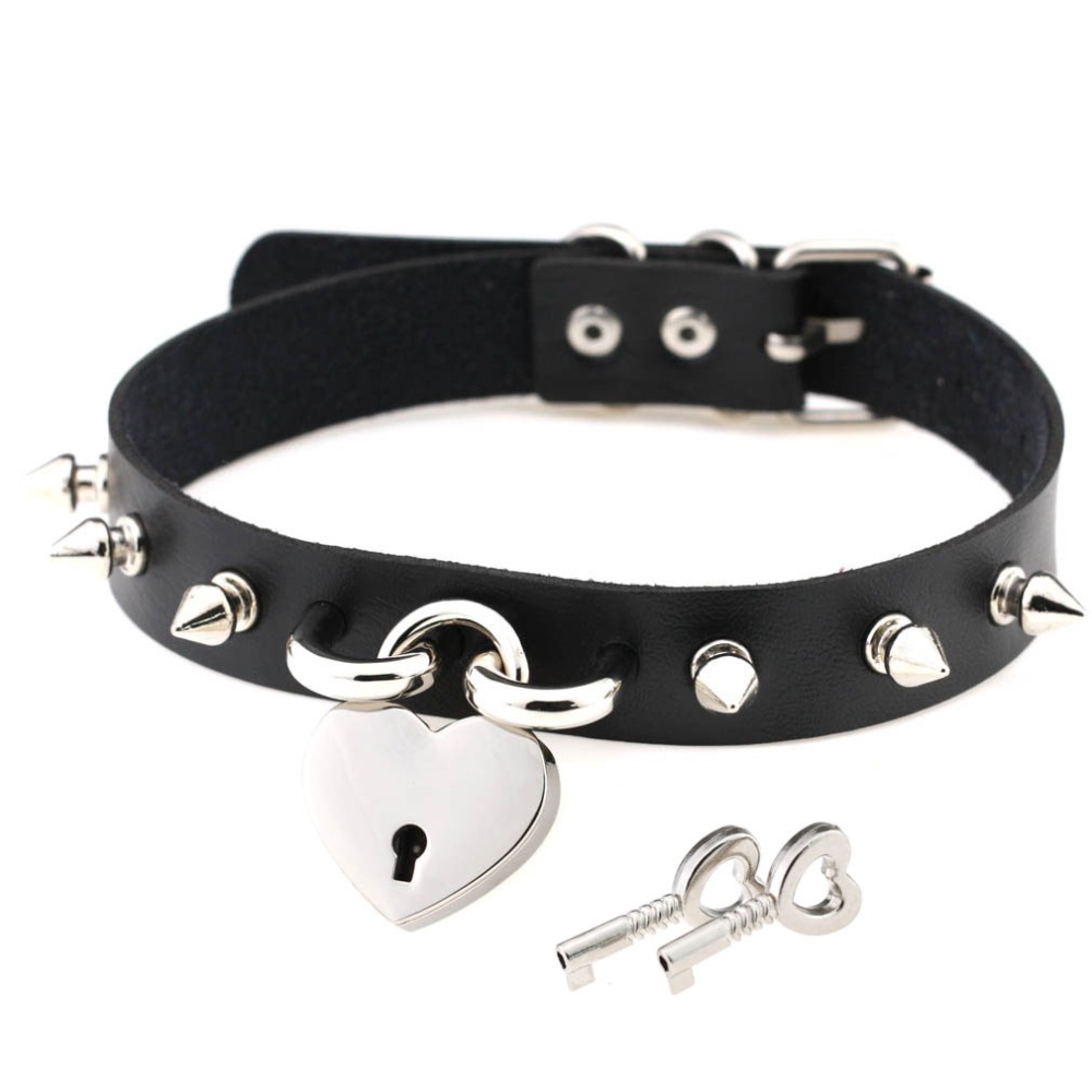 فاسق سبايك المختنق القلائد للن - مراجعة Goth Punk Spike Choker وسعره