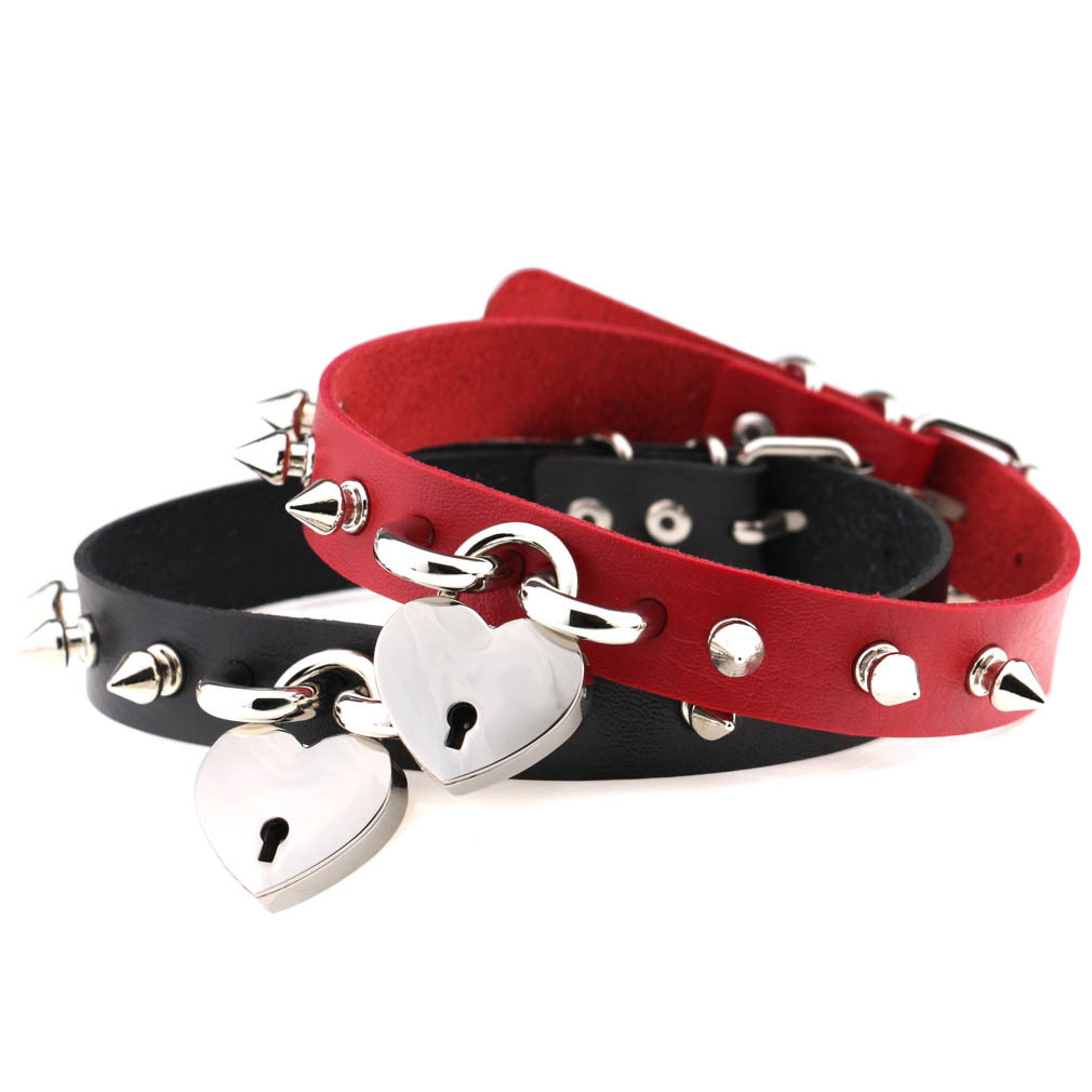 فاسق سبايك المختنق القلائد للن - مراجعة Goth Punk Spike Choker وسعره
