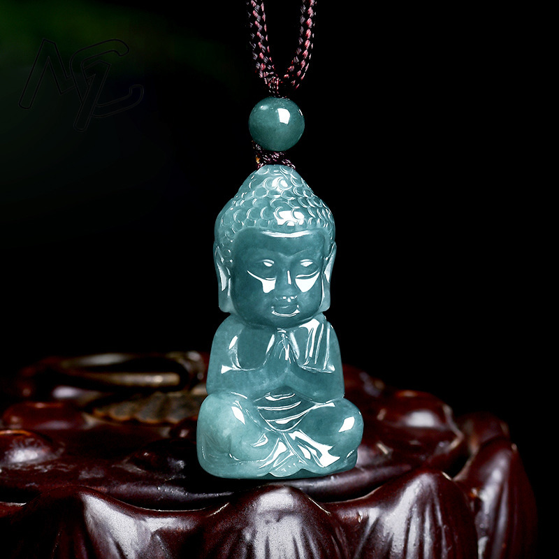 قلادة بوذا الطفل من اليشم الطب - مراجعة Necklaces وسعره