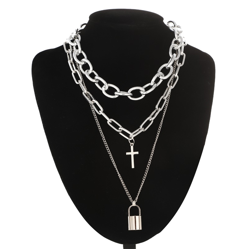 الطبقات الجرونج الجمالية مجوهر - مراجعة Layered Pendant Necklace Aesthetic وسعره