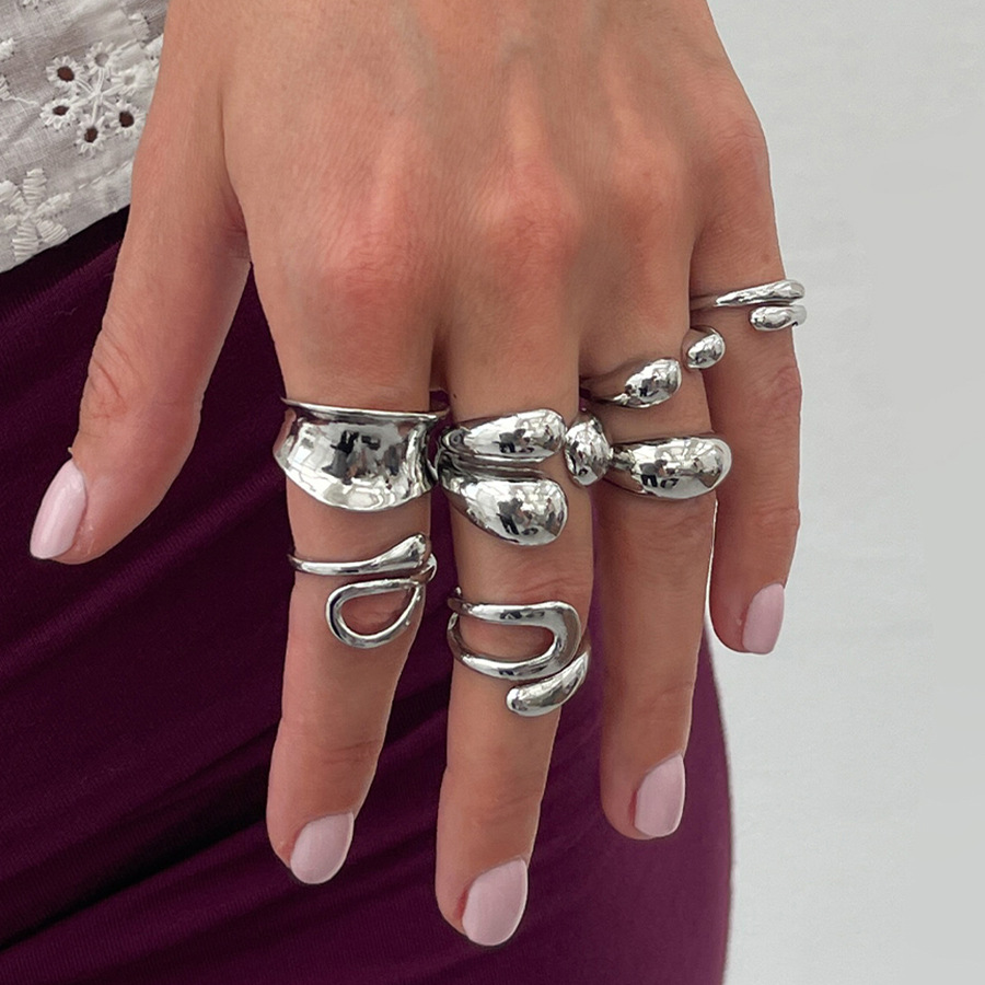 ديزي مجموعة واحدة من خواتم الم - مراجعة Vintage Punk Knuckle Rings Set وسعره