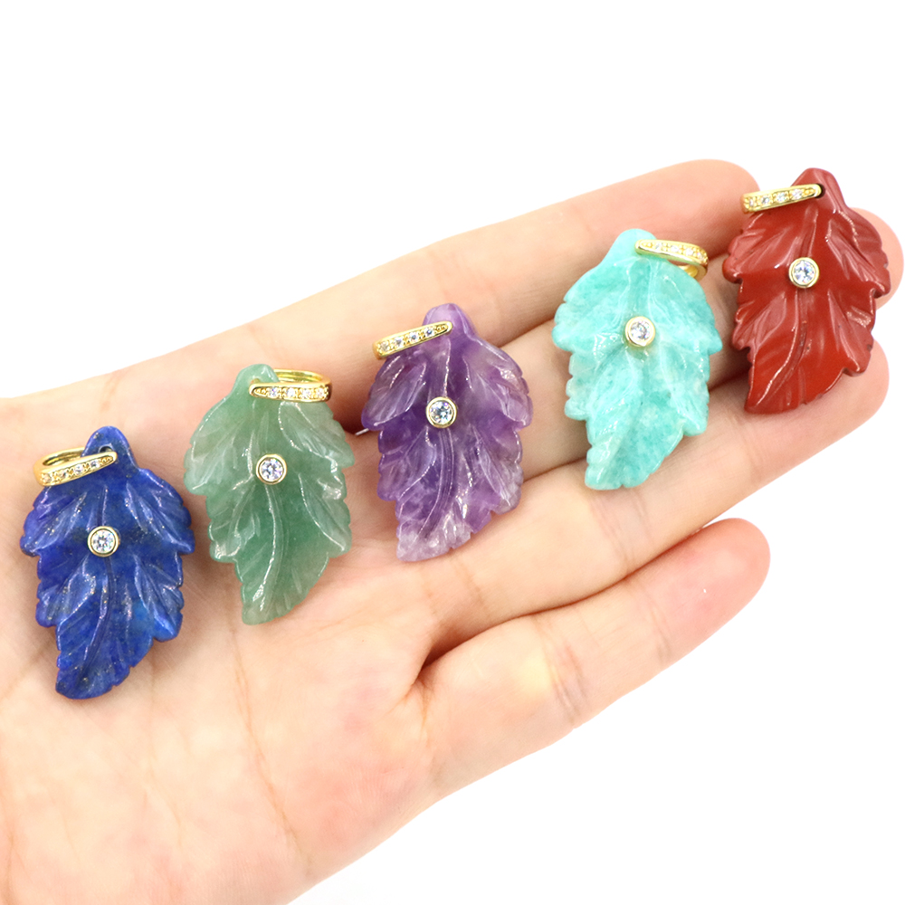قلادة من الحجر الطبيعي على شكل - مراجعة Crystal Pendant Necklace Natural Stone وسعره