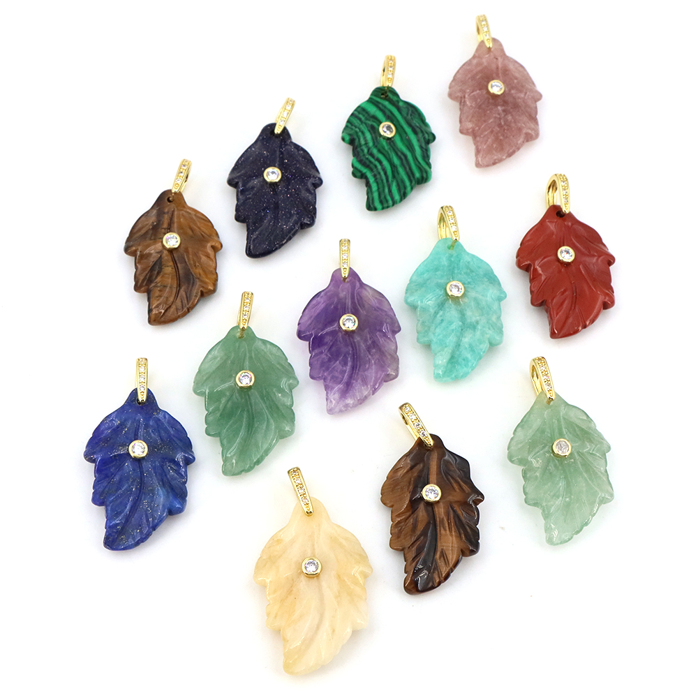 قلادة من الحجر الطبيعي على شكل - مراجعة Crystal Pendant Necklace Natural Stone وسعره