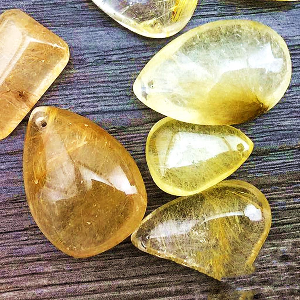 قلادة كريستالية لصناعة المجوهر - مراجعة Crystal Pendant Necklace Natural Stone وسعره