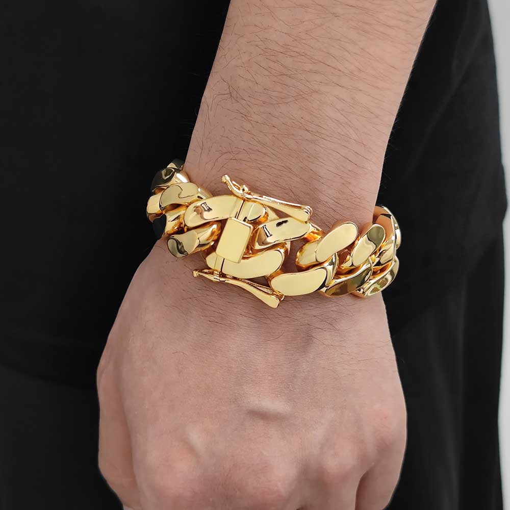 سلاسل نحاسية كوبية ميامي بالجم - مراجعة Cuban Link Chain 12Mm وسعره