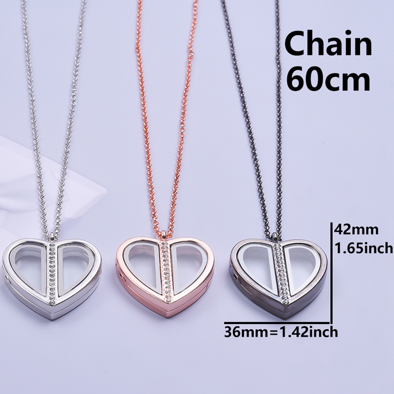 المغناطيس قلادة مدلاة بشكل قلب - مراجعة Heart Locket Necklace Photo وسعره