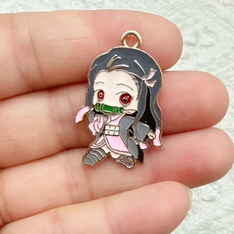 شيطان القاتل DIY اكسسوارات أني - مراجعة Anime Pendant Necklace وسعره