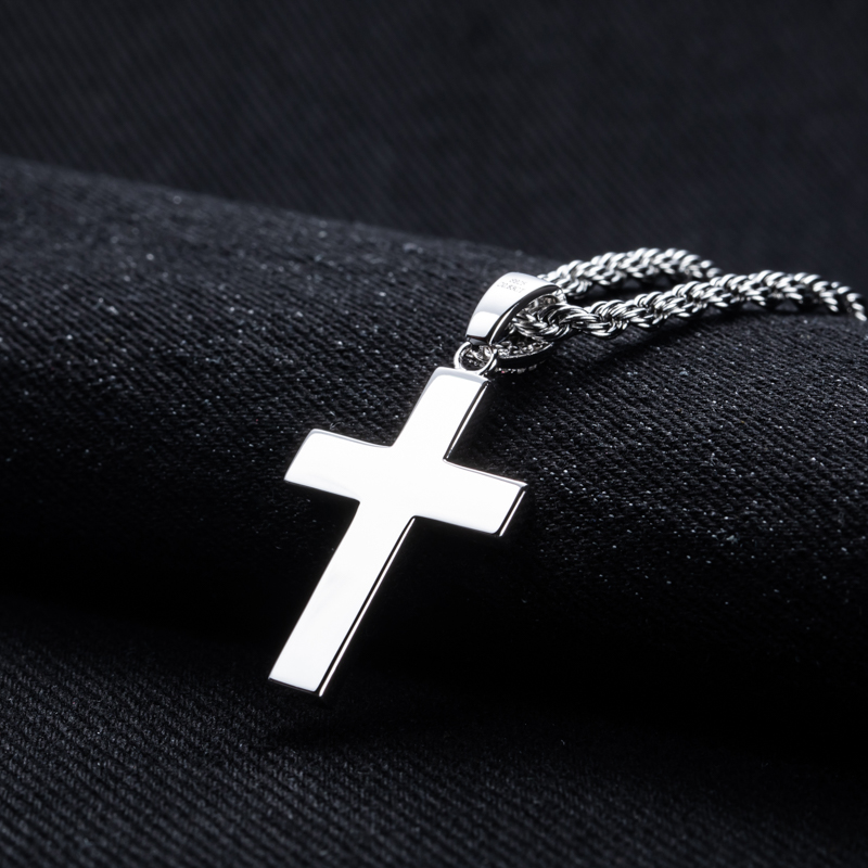 MossanRappr مويسانيتي بلينغ ال - مراجعة 925 Sterling Silver Chain Necklace Men وسعره