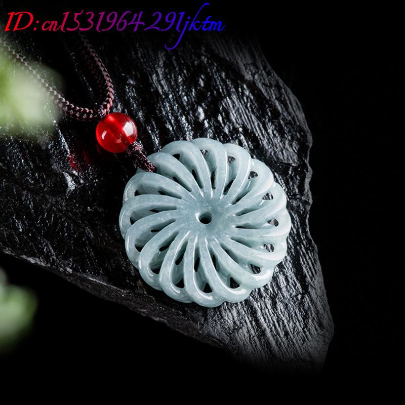 قلادة زهرة من اليشم البورمي، إ - مراجعة Necklaces وسعره