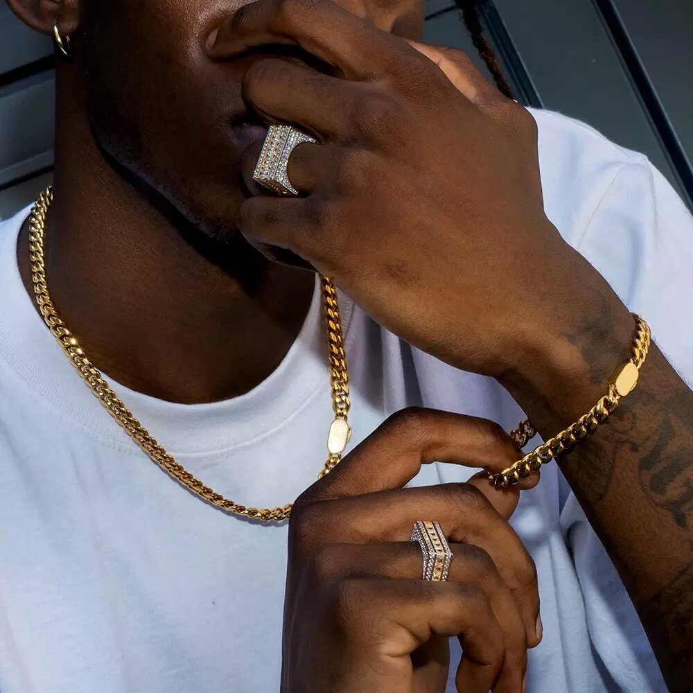 6-12 مللي متر عرض نمط جديد الف - مراجعة Cuban Link Chain 12Mm وسعره