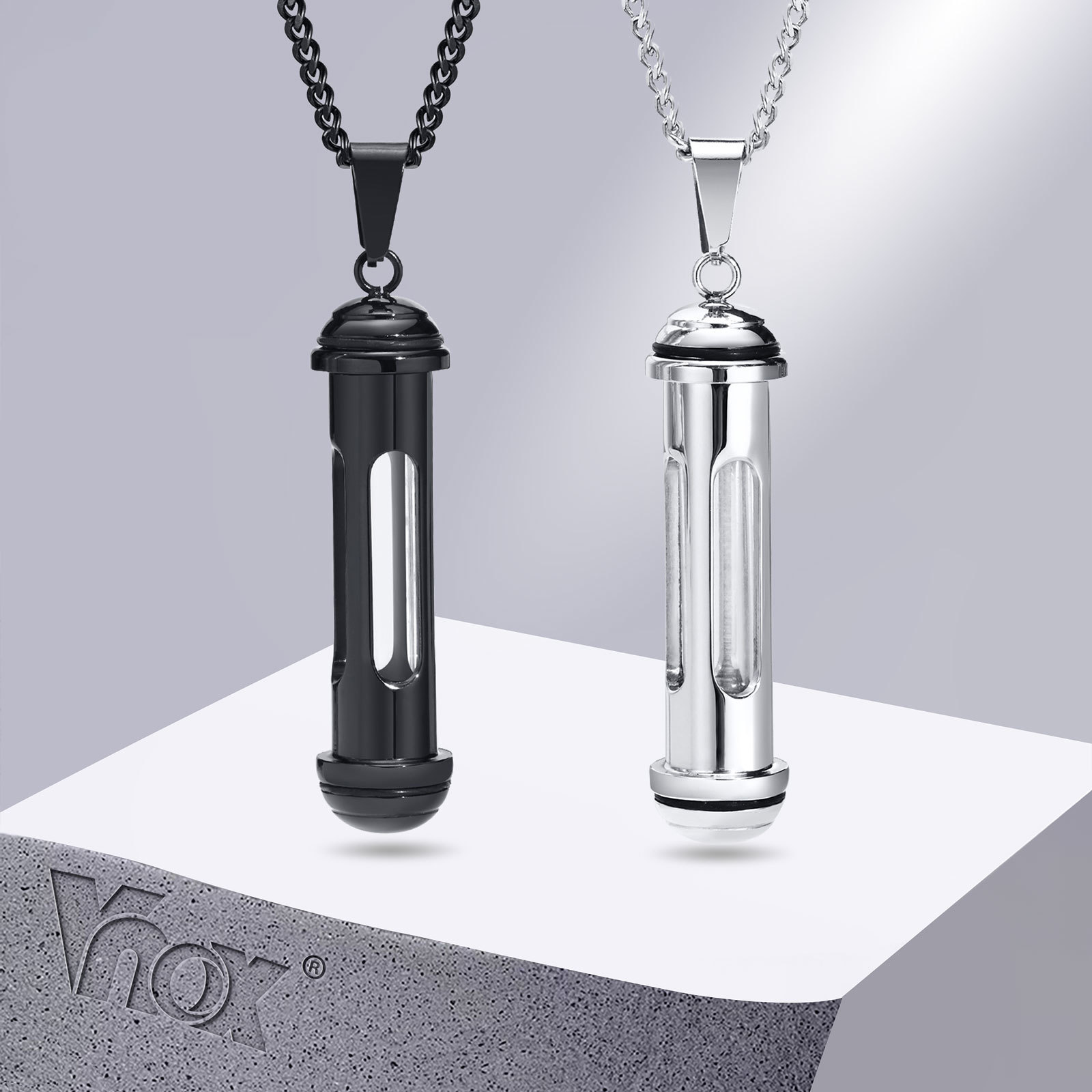 Vnox للرجال القلائد الفولاذ ال - مراجعة Cuban Link Chain 12Mm وسعره