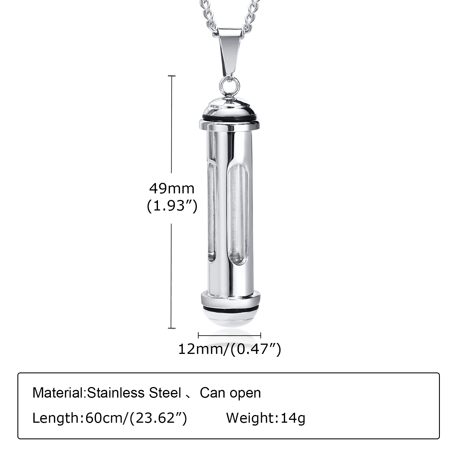 Vnox للرجال القلائد الفولاذ ال - مراجعة Cuban Link Chain 12Mm وسعره