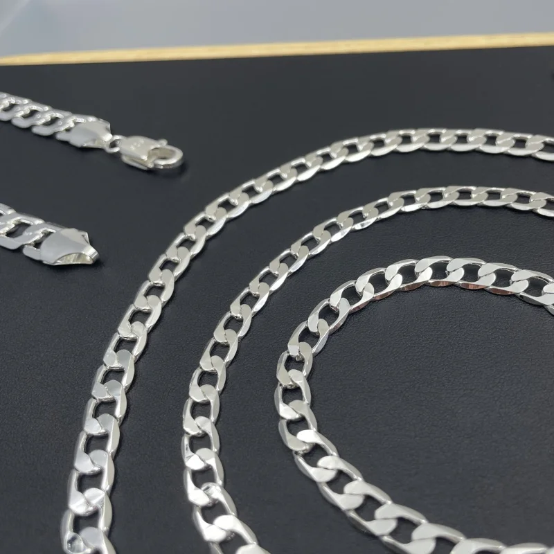 الرجال 925 الاسترليني قلادة فض - مراجعة Cuban Link Chain 12Mm وسعره