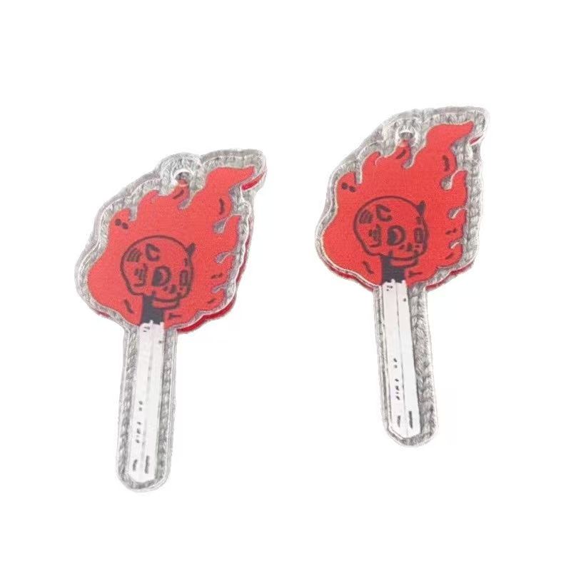 10 قطع من قلادات الجمجمة المصن - مراجعة Earrings وسعره