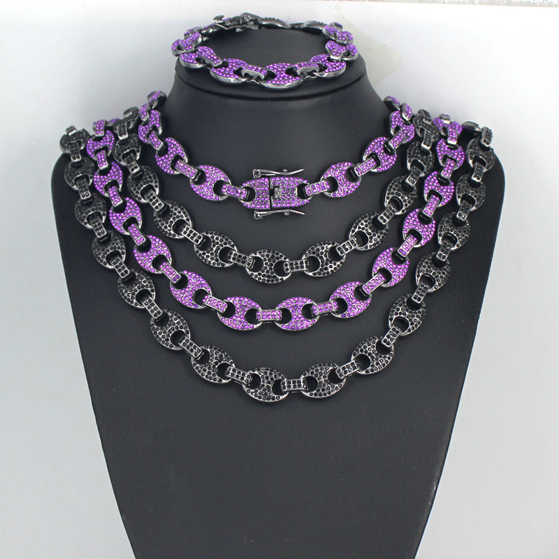 الرجال النساء الهيب هوب 12 ملل - مراجعة Cuban Link Chain 12Mm وسعره