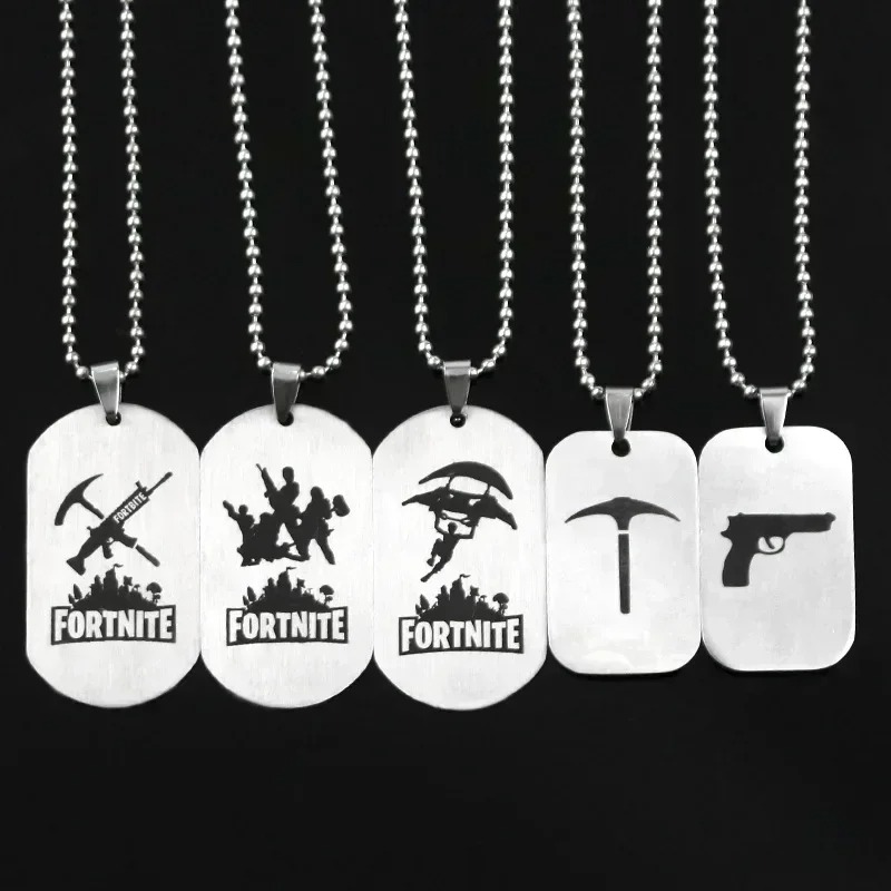 قلادة أنيمي لعبة فورتنايت من ا - مراجعة Anime Pendant Necklace وسعره