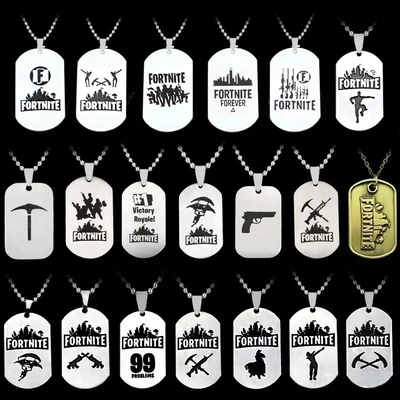 قلادة أنيمي لعبة فورتنايت من ا - مراجعة Anime Pendant Necklace وسعره