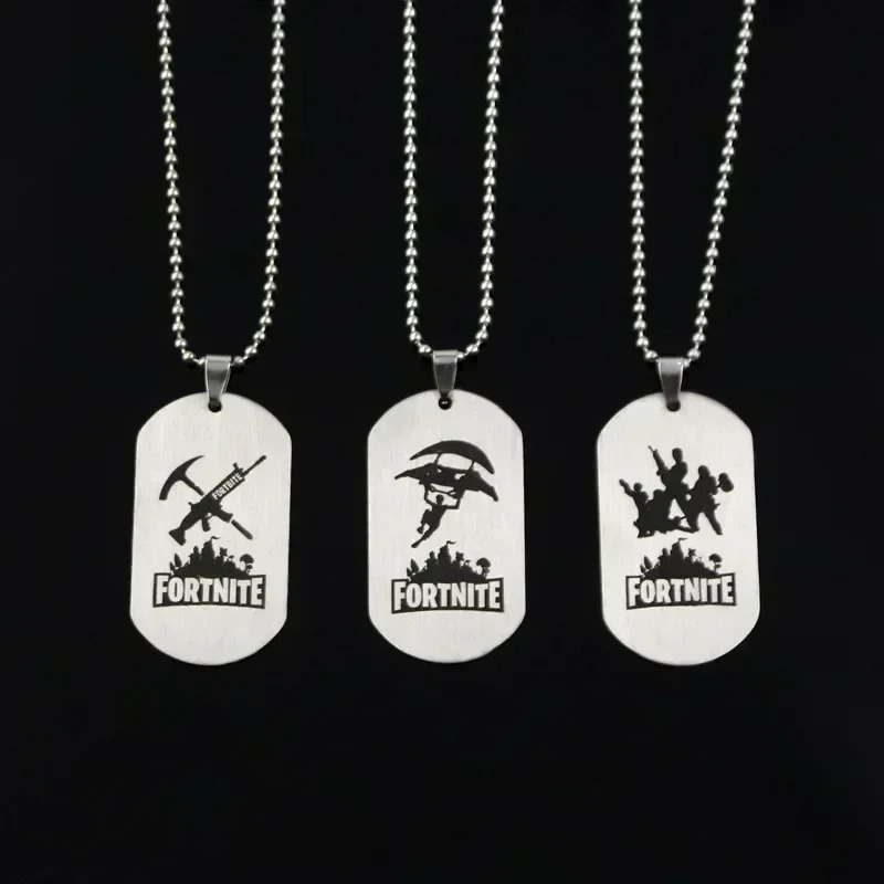 قلادة أنيمي لعبة فورتنايت من ا - مراجعة Anime Pendant Necklace وسعره