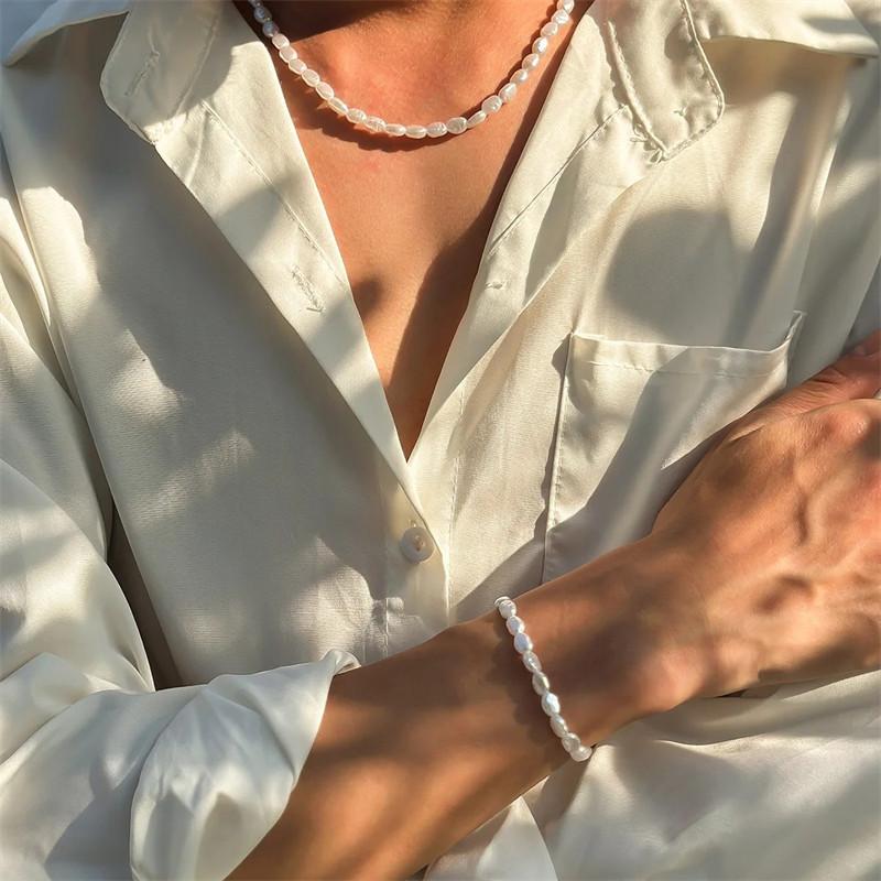موضة جديدة بسيطة تقليد اللؤلؤ  - مراجعة Pearl Choker Necklace Vintage وسعره