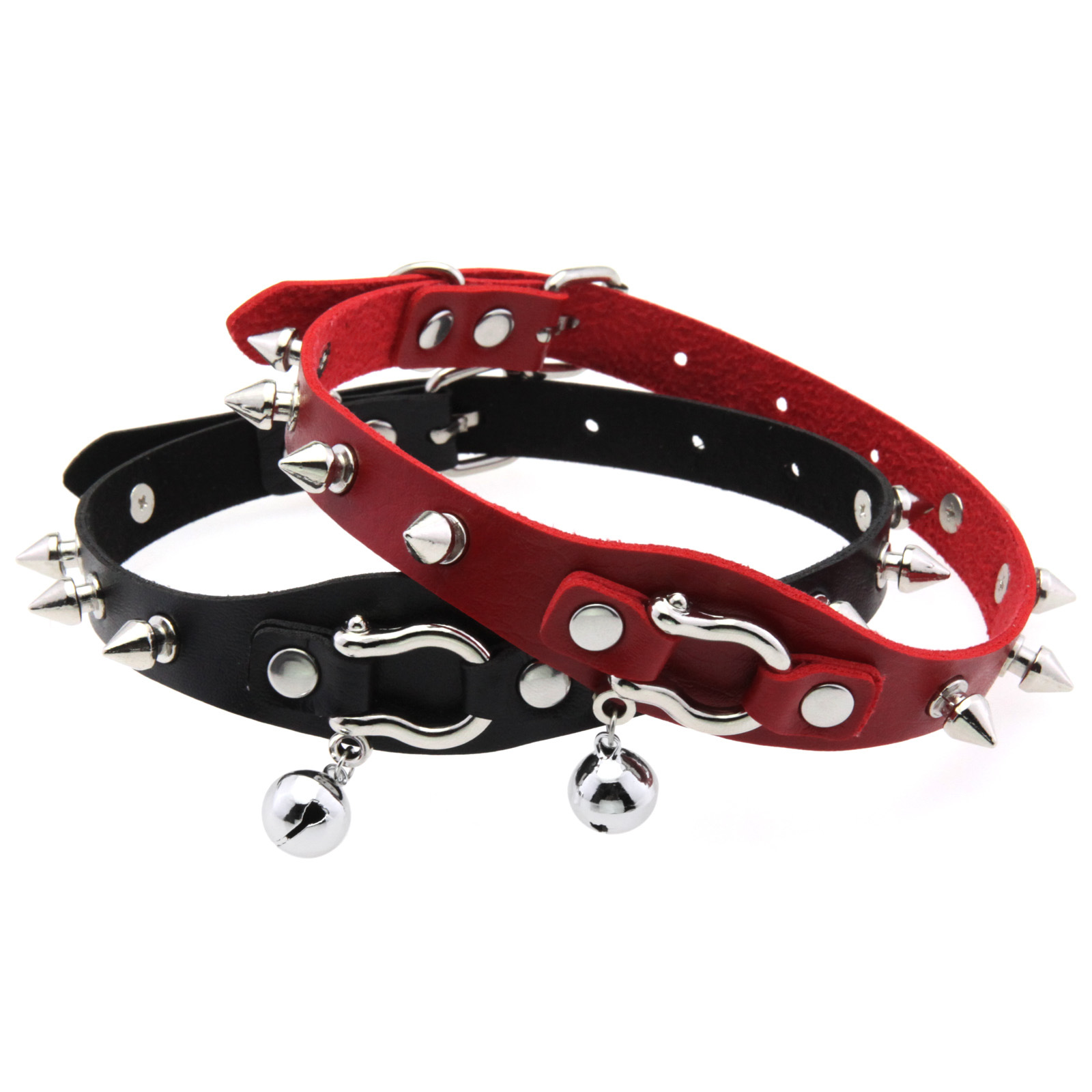 أسود سبايك المختنق قلادة برشام - مراجعة Goth Punk Spike Choker وسعره