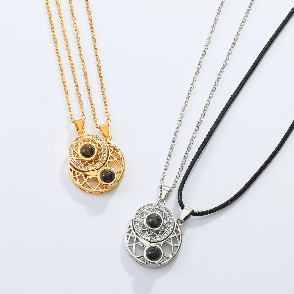 2 قطعة زوجين المغناطيسي مطابقة - مراجعة Magnetic Couple Matching Necklaces وسعره