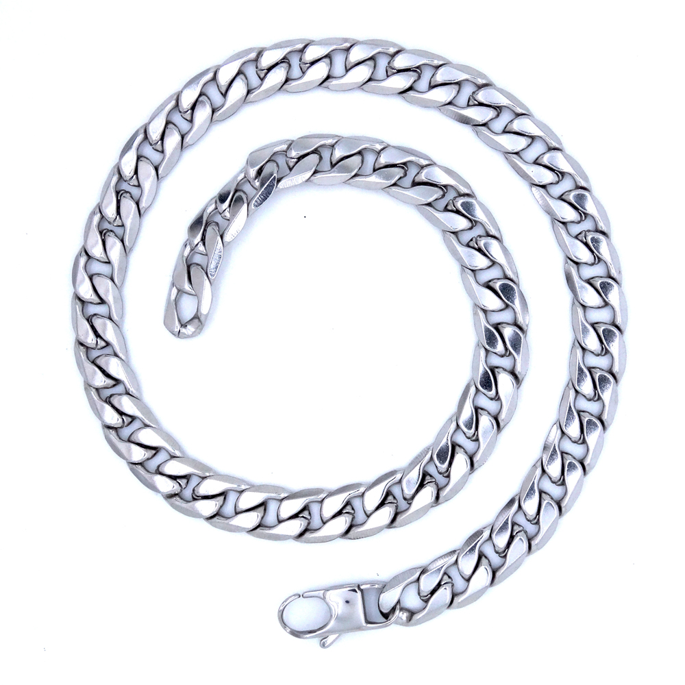 قلادة عالية الجودة من الفولاذ  - مراجعة Cuban Link Chain 12Mm وسعره