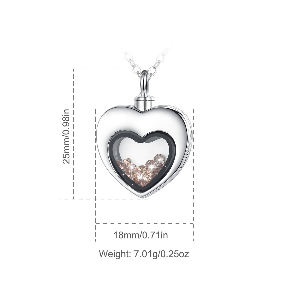 يودورا فضة القلب المنجد القلب  - مراجعة Heart Locket Necklace Photo وسعره