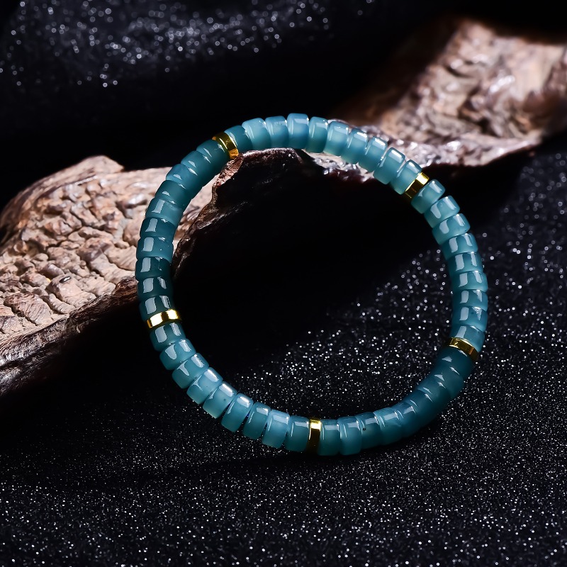 سوار من خرز اليشم الطبيعي الأز - مراجعة Bracelets وسعره