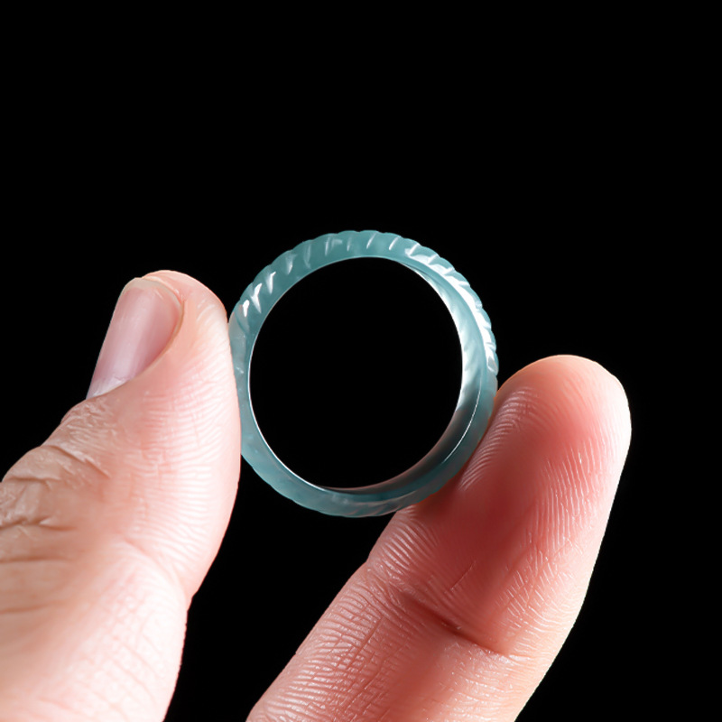 خواتم اليشم البورمي الأزرق الأ - مراجعة Rings وسعره