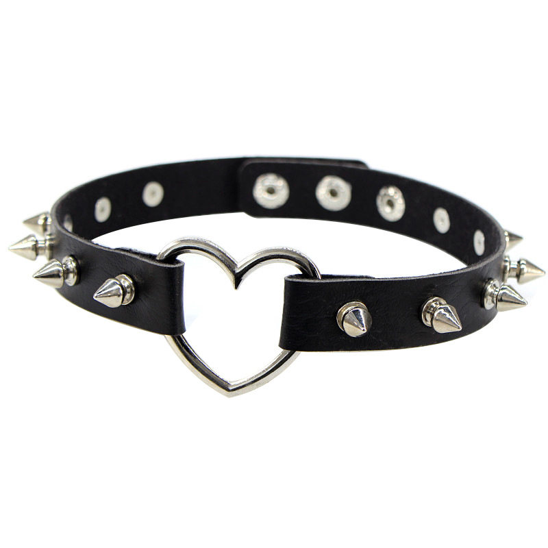 مثير سبايك الشرير طوق الجلود ا - مراجعة Goth Punk Spike Choker وسعره