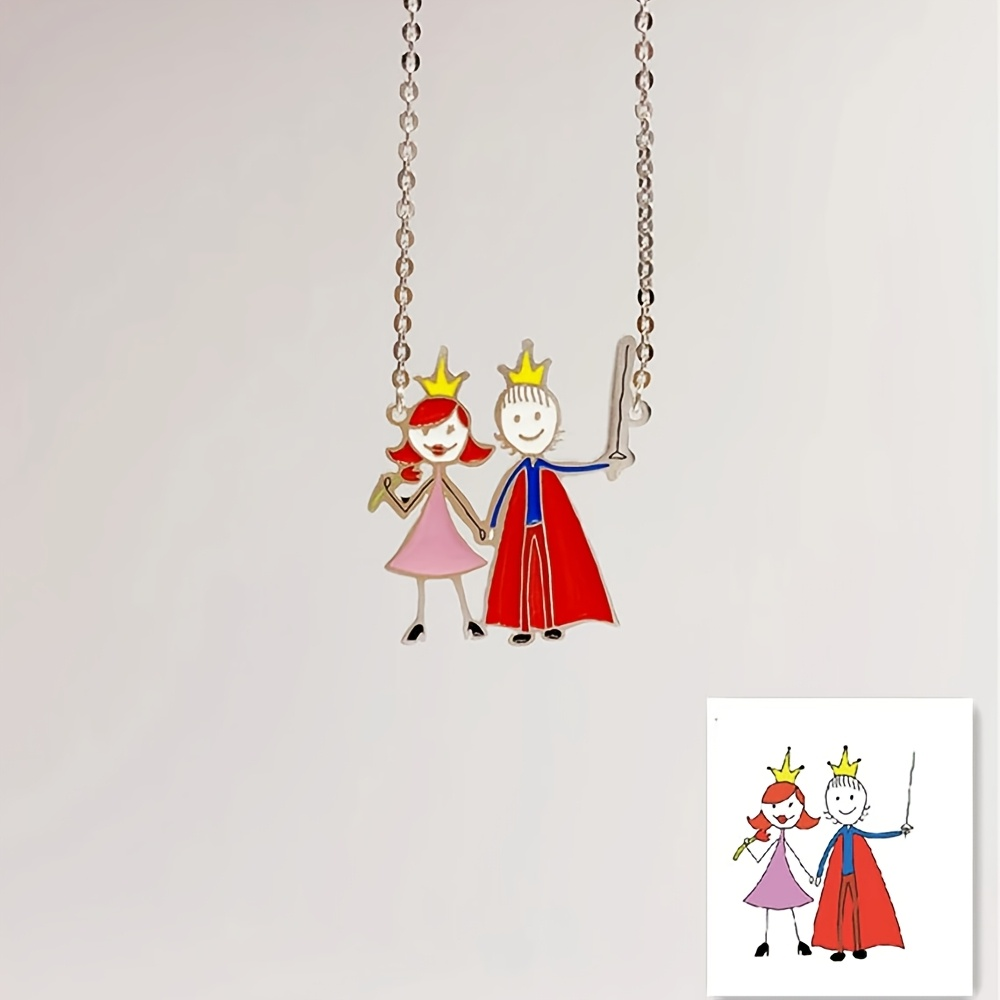 قلادة مخصصة من المينا بتعليقة  - مراجعة Custom Name Necklace Stainless Steel وسعره