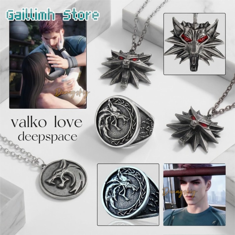 قلادة أسنان الذئب فالكو من لعب - مراجعة Anime Pendant Necklace وسعره