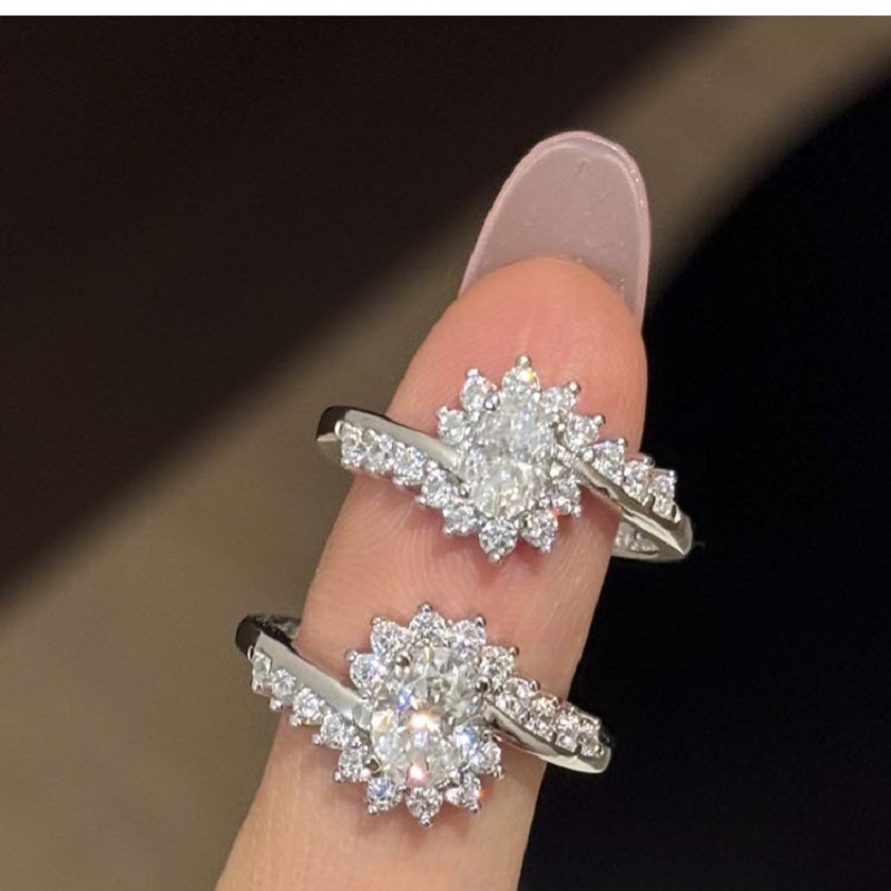 خاتم زفاف فاخر للنساء من أبايس - مراجعة Moissanite Engagement Ring 1 Carat وسعره