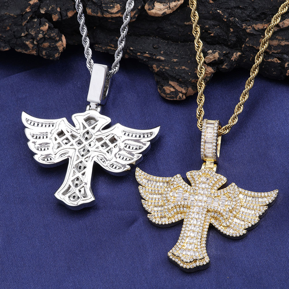 الهيب هوب كامل الماس 18 كيلو م - مراجعة Cross Pendant Necklace Gold وسعره